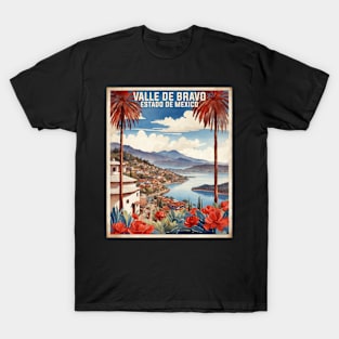 Valle de Bravo Estado de Mexico Mexico Vintage Tourism Travel T-Shirt